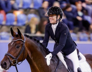 Alexandra Vodermair and Richy Rich win the national 5-year old division at the 2022 CDI Sydney :: Photo © Rodneys Photography