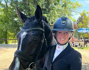 Katharina Hemmer and Special Gold PCH at the 2022 CDN Vöhl :: Photo © private