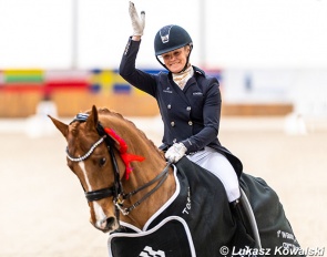 Jeanna Hogberg on Badinda Altena at the 2022 CDI Zakrzow :: Photo © Lukasz Kowalski