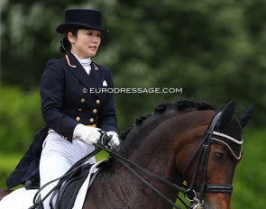 Akane Kuroki and Radames at the 2014 CDI Roosendaal :: Photo © Astrid Appels
