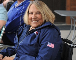 Hope Hand at the 2019 US Equestrian Para-Equestrian Dressage National Championships in Tryon, NC :: Photo © Lindsay Y. McCall