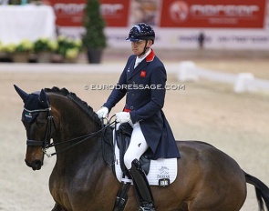 Gareth Hughes and KK Woodstock at the 2020 CDI Lier :: Photo © Astrid Appels