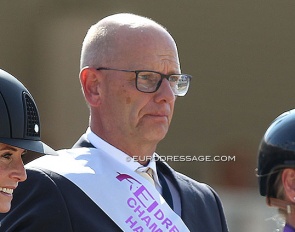 Klaus Roeser at the 2021 European Dressage Championships :: Photo © Astrid Appels