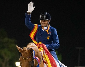 Jose Antonio Garcia Mena and Divina Royal win the 2022 Spanish Grand Prix Championships in Barcelona :: Photo © Lily Forado