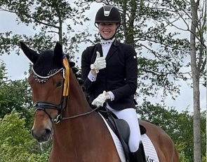 Henriette Hachmeister and Ferdades at the 2022 CDN Bulkau :: Photo © private