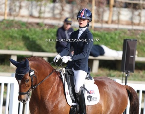Demi Howard-Cartwright on Fin C at the 2022 CDIO Compiegne :: Photo © Astrid Appels