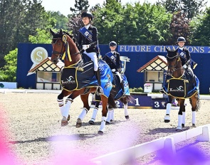 German children team win nations' cup at the Future Champions 2022 CDIO-PJYR Hagen