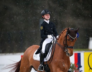 Carolina Miesner and Exclusiv at the 2022 CDI Opglabbeek :: Photo © Astrid Appels
