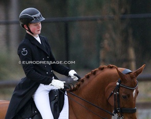 Valentin Munkedal on Serveris Jody and the 2022 CDI Opglabbeek :: Photo © Astrid Appels
