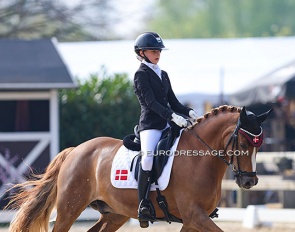 Laura Maria Hagerup on Cake Royal at the 2022 CDI Sint-Truiden :: Photo © Astrid Appels