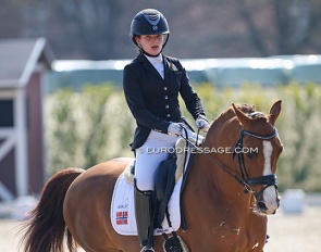 Mira Antonsen Hjelle and Herikos Bredager at the 2022 CDI Sint-Truiden :: Photo © Astrid Appels