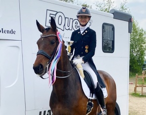 Maike Mende and First Class at the 2022 CDI Troisdorf :: photo © private