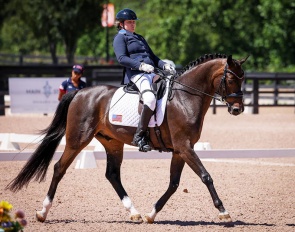 Beatrice de Lavalette  and Sixth Sense at the 2022 CPEDI Tryon :: Photo © Leslie Potter/USEF