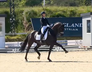 Anna Zibrandtsen and Detroit at the 2022 Danish Dressage Championships