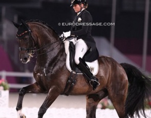 Schneider and Showtime at the 2021 Olympics in Tokyo :: Photo (c) Astrid Appels