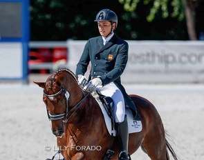 Felipe Montoya and Douro at the 2022 CDI Las Cadenas :: Photo © Lily Forado