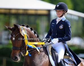 Jeanna Hogberg on 	 Christina Olsson's Astoria at the 2022 CDIO Compiegne :: Photo © Astrid Appels