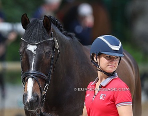 Estelle Wettstein and Great Escape Camelot at the 2022 CDIO Compiegne :: Photo © Astrid Appels 