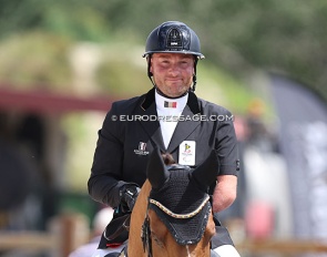 Kevin Van Ham on Eros Van Ons Heem at the 2022 CPEDI Grote Brogel :: Photo © Astrid Appels