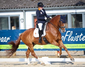 Sanne Voets and Demantur at the 2022 CPEDI Grote Brogel :: Photo © Astrid Appels