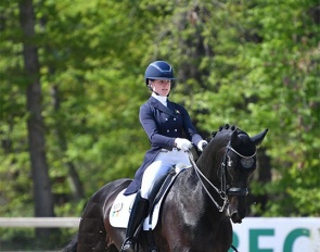Martha Jobling Purser and Ivan Carlos at the 2022 CDI Le Mans :: Photo © Les Gareness