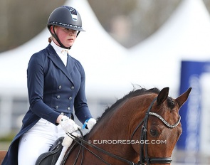 Brandy Bos and Florett W at the 2022 CDI Opglabbeek :: Photo © Astrid Appels