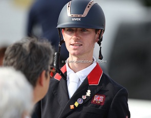 Lewis Carrier at the 2021 European Under 25 Championships :: Photo © Astrid Appels