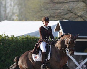 Mathilde Château on Escobar H at the 2022 CDI Sint-Truiden :: Photo © Astrid Appels