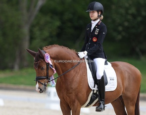 Martha Raupach on Jack Sparrow at the 2022 CDI Troisdorf :: Photo © Astrid Appels