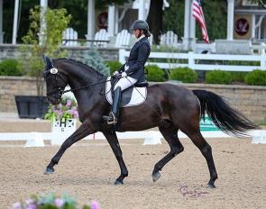 Mia Rodier-Dawallo and Jayden at the 2022 U.S. Para Dressage Championships :: Photo © Sue Stickle