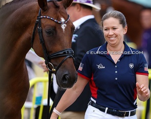 Katie Duerrhammer and Quartett at the 2022 World Championships Dressage in Herning :: Photo © Astrid Appels