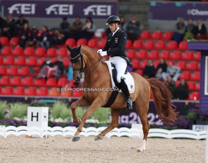 Frederic Wandres and Duke of Britain at the 2022 World Championships Dressage :: Photo © Astrid Appels