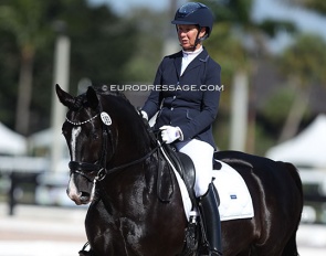 Sabine Schut-Kery on Gorgeous Latino at the 2022 CDN Wellington :: Photo © Astrid Appels