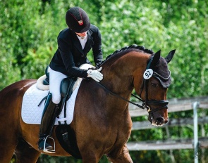 Camille Carier Bergeron and Pilegardens Dreamer at their first show together in Canada :: Photo © Christina Conway