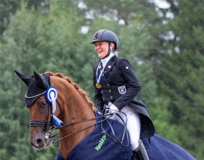 Stella Hagelstam and KOM Fairy Tale at the 2022 Finnish Dressage Championships :: Photos © Iita-Maria Ahtiainen