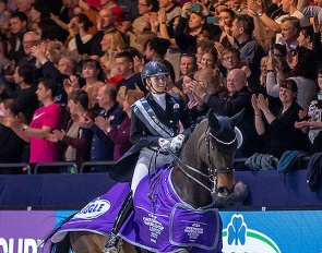 Jessica von Bredow-Werndl and Dalera won the 2022 World Cup Finals in April, her last big show before her baby break