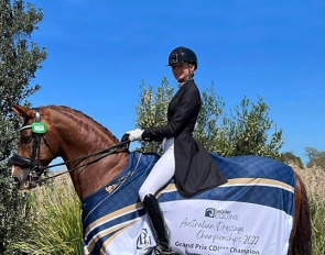 Jessica Dertell and Cennin are the 2022 Australian Grand Prix Champions 
