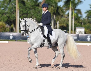 Tiago Ernesto and Hobbit Interagro at the 2022 Global Dressage Festival in Wellington 