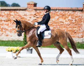 Davida at the European Pony Championships in Strzegom :: Photo © Lukasz Kowalski