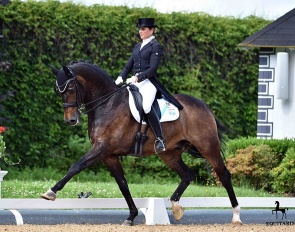 Ulrike Kick and Ruling Pedro at the CDI Achleiten :: Photo © Tanja Becker