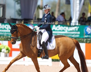 Lauren Asher and Honnerups Event at the 2018 CDI Wellington :: Photo © Astrid Appels