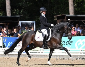Sophie Duen and Neverland WE at the 2022 Bundeschampionate :: Photo © Mirka Nilkens