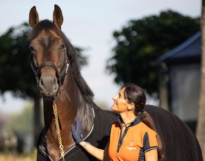 Silvia Rizzo and Donnerbaldo at Hof Marabunta The Netherlands, located Resim Dressage in Harskamp :: Photos © Estelle Roelofs