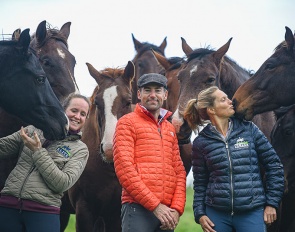 Elite Dressage's Anna Ross (right) has found new U.S. Partners in Jesse Collins and Benjamin Pfabe :: Photos © Tanja Davies
