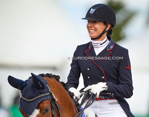 Shannon Dueck and Angelika MW at the 2022 Palm Beach Dressage Derby :: Photo © Astrid Appels