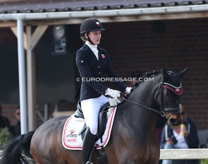 Cornelia Munch Sinding on  Terbofens Charico at the 2022 CDI Sint-Truiden :: Photo © Astrid Appels