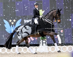 Jessica von Bredow-Werndl and Dalera win the 5* Grand Prix at the 2022 CDI Stockholm :: Photo © Petra Kerschbaum