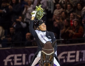 Ingrid Klimke and Franziskus win the World Cup Qualifier in Stuttgart, Germany :: Photo © Digishots