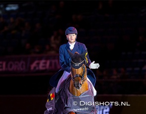 Matthias Rath and Destacado FRH winning the German Masters at the 2022 CDI-W Stuttgart :: Photo © Digishots