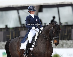 Hope Cooper and Hot Chocolate at the 2022 CDI Wellington :: Photo © Astrid Appels